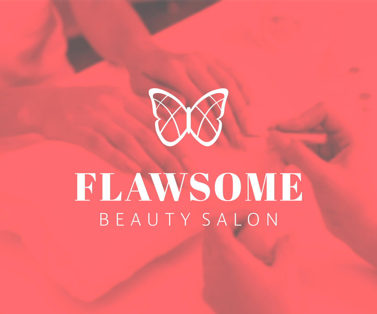 Logo Flawsome Beauty Salon